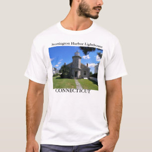 Phare de Stonington Harbour, Connecticut T-Shirt