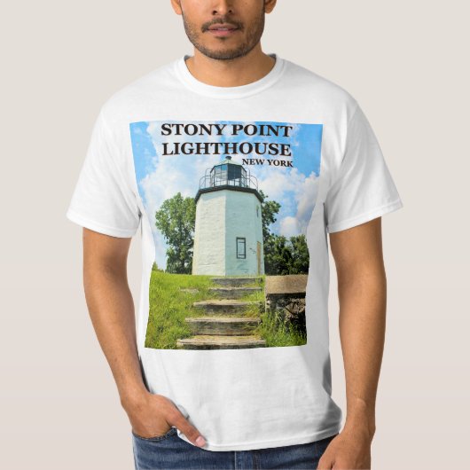 Phare de Stony Point, T-shirt New York (Devant)