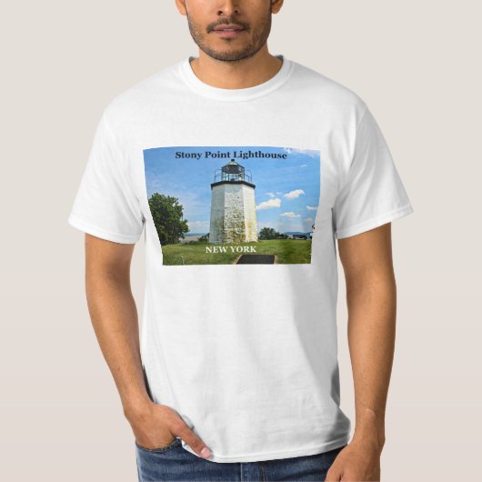 Phare de Stony Point, T-shirt New York (Devant)