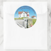 Phare de Stratford Point, Stickers Rond CT (Sac)
