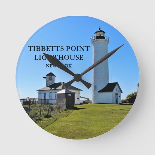Phare de Tibbetts Point, horloge ronde de New York (Recto)