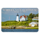 Phare de Warwick Neck, Rhode Island Flexi Magnet (Horizontal)