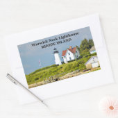 Phare de Warwick Neck, Stickers de Rhode Island (Enveloppe)