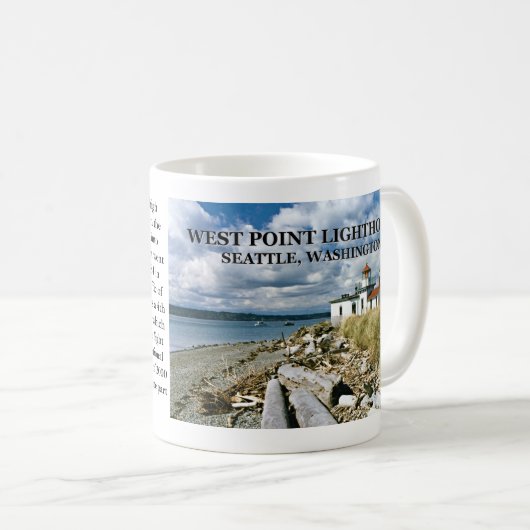 Phare de West Point, Washington Mug (Devant droit)