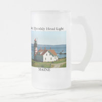 Phare de West Quoddy Head, Maine Tasse givré
