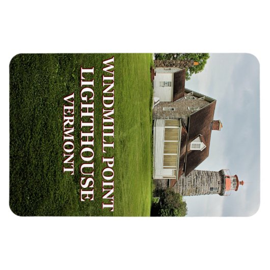 Phare de Windmill Point, Vermont Flexi Magnet (Horizontal)