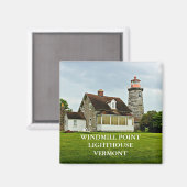 Phare de Windmill Point, Vermont Magnet (Recto/Verso)