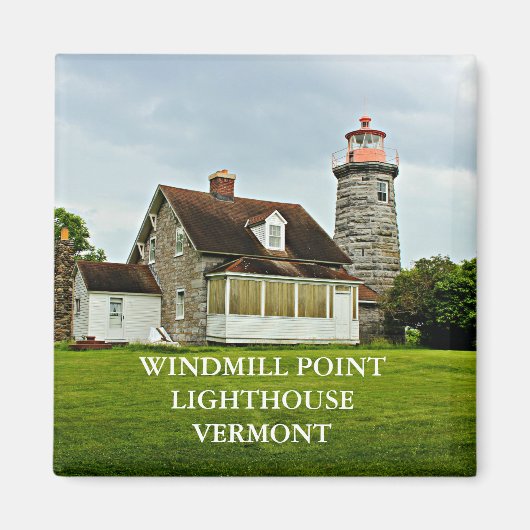 Phare de Windmill Point, Vermont Magnet (Devant)