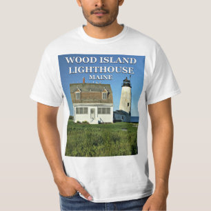 Phare de Wood Island, T-Shirt Maine