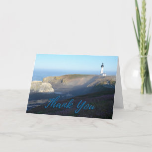 Phare de Yaquina Head Carte de remerciements photo