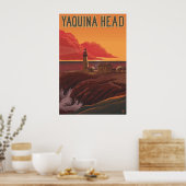Phare de Yaquina Head, Oregon - Affiche de voyage (Cuisine)