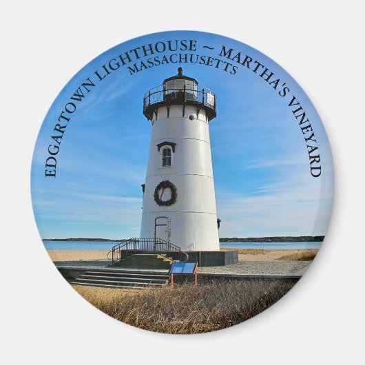Phare d'Edgartown, Magnet du Massachusetts (Devant)