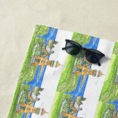 Phare d'été 4; Serviette de plage (En situation)