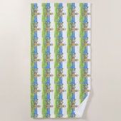 Phare d'été 4; Serviette de plage (Devant)