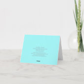 Phare d'été 5; Carte petite pliée; Vert (Dos)