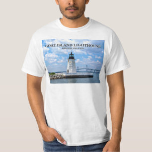 Phare d'île de chèvre, T-shirt d'Île de Rhode