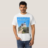 Phare du Nord, Block Island RI T-Shirt (Devant entier)