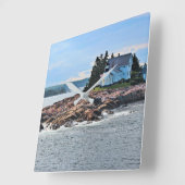 Phare du port d'hiver, horloge du Maine (Angle)