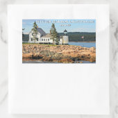 Phare du port d'hiver, Stickers Maine (Sac)