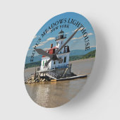 Phare Esopus Meadows, horloge murale de New York (Angle)