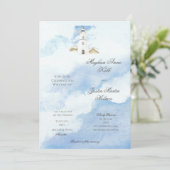 Phare Faire-part de mariage Côtière (Debout devant)