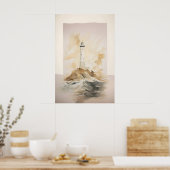 Phare, Impression numérique, Imprimable minimalist (Cuisine)