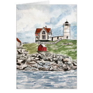 Phare Maine de Neddick de cap