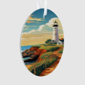 Phare Montauk, Ornament de New York (devant)