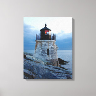 Phare Newport, toile de colline de château de RI