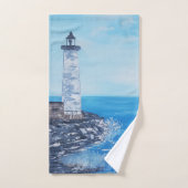 Phare Ocean Scene (Serviette à main)