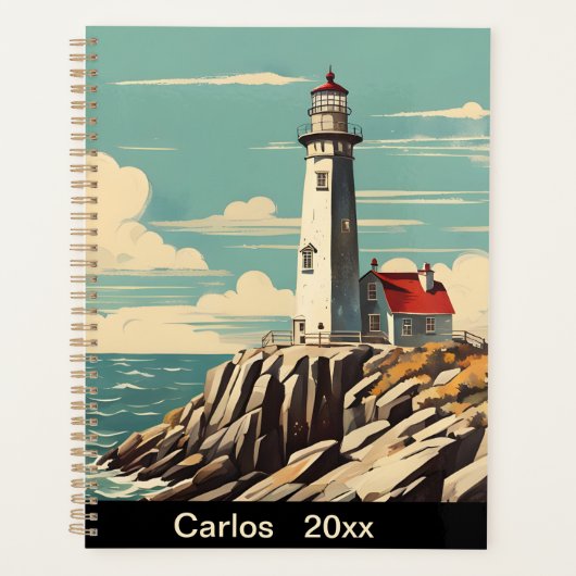 Phare poster vintage (Devant)