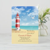 Phare près de la mer Répétition Diner Invitation (Debout devant)