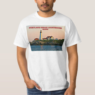 Phare principal de Portland, T-shirt du Maine