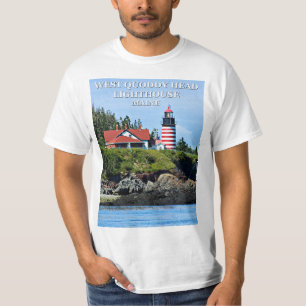 Phare principal occidental de Quoddy, T-shirt du