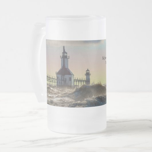 Phare Saint-Joseph Painty Frosted Mug (Devant gauche)