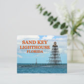 Phare Sand Key, Floride Carte Postale (Debout devant)