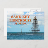 Phare Sand Key, Floride Carte Postale (Devant / Derrière)