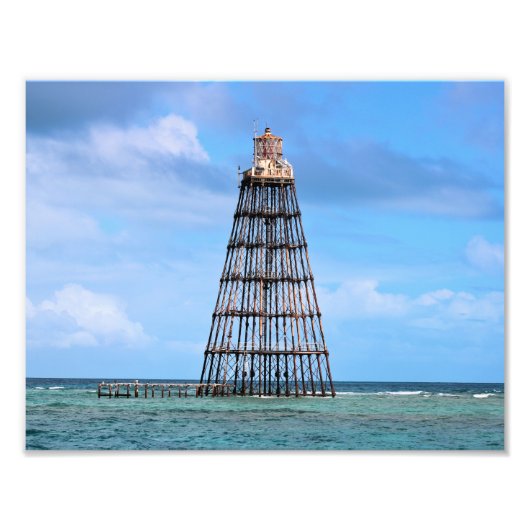 Phare Sand Key, Floride Photo Print (Devant)