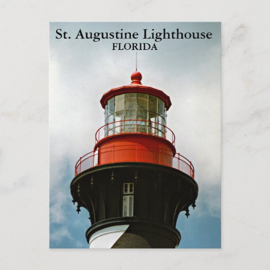 Phare St Augustine, Floride Carte postale (Devant)