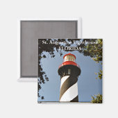 Phare St Augustine, Floride Magnet (Recto/Verso)