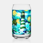 Phare Tropical & Palm Trees Vert Bleu Turquoise (Verso)