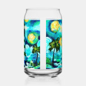 Phare Tropical & Palm Trees Vert Bleu Turquoise (Droite)