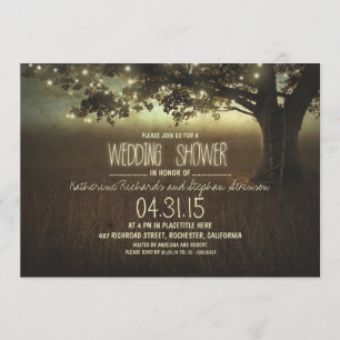 phares à cordes invitation wedding shower rustique