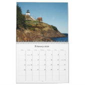 Phares de calendrier du Maine 2009 (Feb 2026)