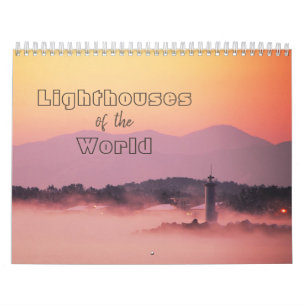 Phares du calendrier de douze mois du monde