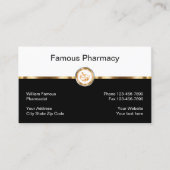 Pharmacie classique Cartes de visite pharmaciens (Devant)