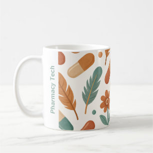 Pharmacie personnalisée Mug Boho Daisy Feathy