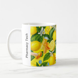 Pharmacie personnalisée Mug Lemon Jaune