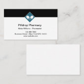 Pharmacie Pharmaciste Cartes de visite de détail (Devant / Derrière)