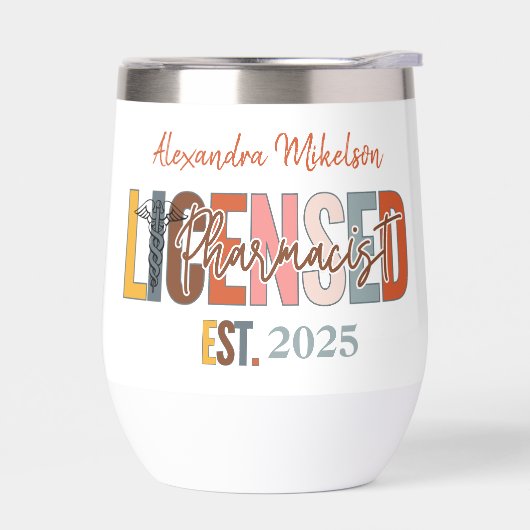 Pharmacien agréé Typographie moderne (Gauche)